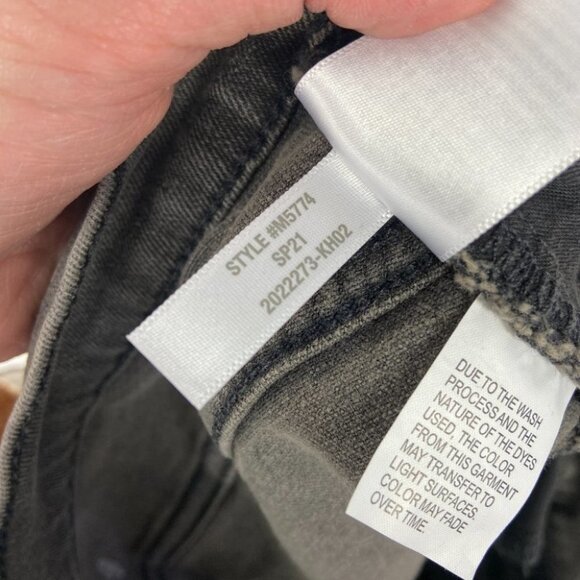 NEW Madewell High Rise Denim Shorts Grey Black Size 32 M5774 2021 Cotton 2021 - Picture 9 of 15